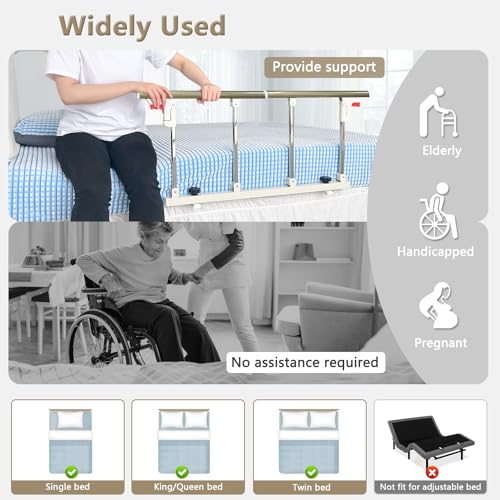Collapsible Bedside Safety Rail for Bed K790