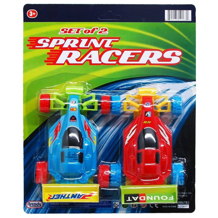 2-Piece Pull Back Action Racing Cars (Pack of 48) X733646