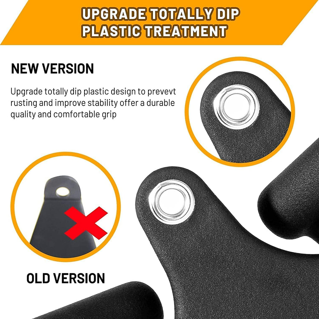 Double D Handle Cable Attachments with Rubber Handgrips U804931