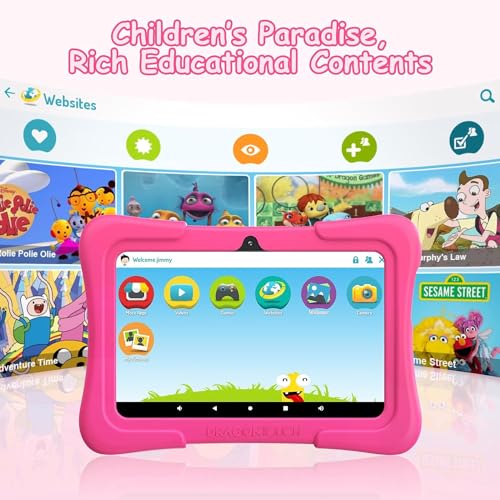 10 inch Android Tablet with 32GB Storage – Pink X9082