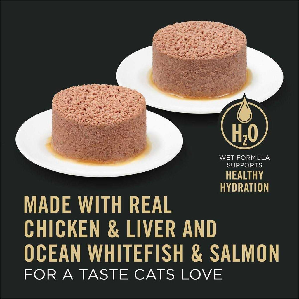 Grain-Free Chicken & Liver & Ocean Whitefish & Salmon Variety Pack Wet Kitten Food I49755