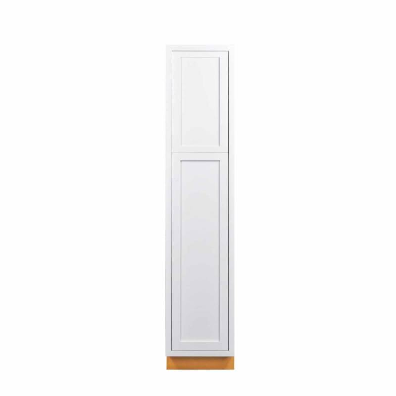White 18 inch Wide x 84 inch Tall 2 Door Pantry Cabinet F965538