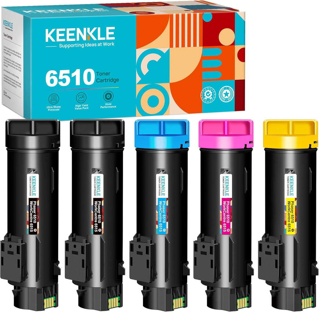 Compatible Toner Cartridge Replacement 2 Black 1 Cyan 1 Magenta 1 Yellow Q580319