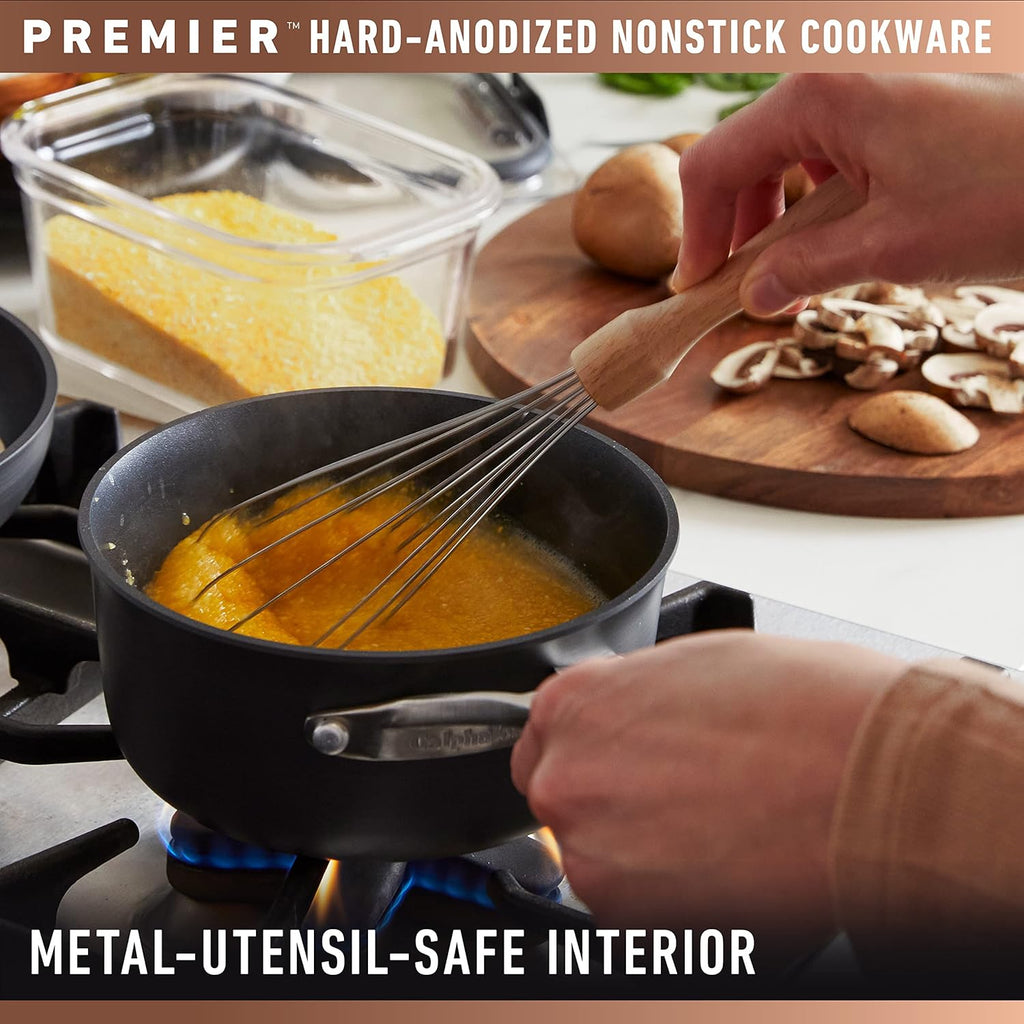 12-Inch Hard-Anodized Nonstick Frying Pan with Lid X744