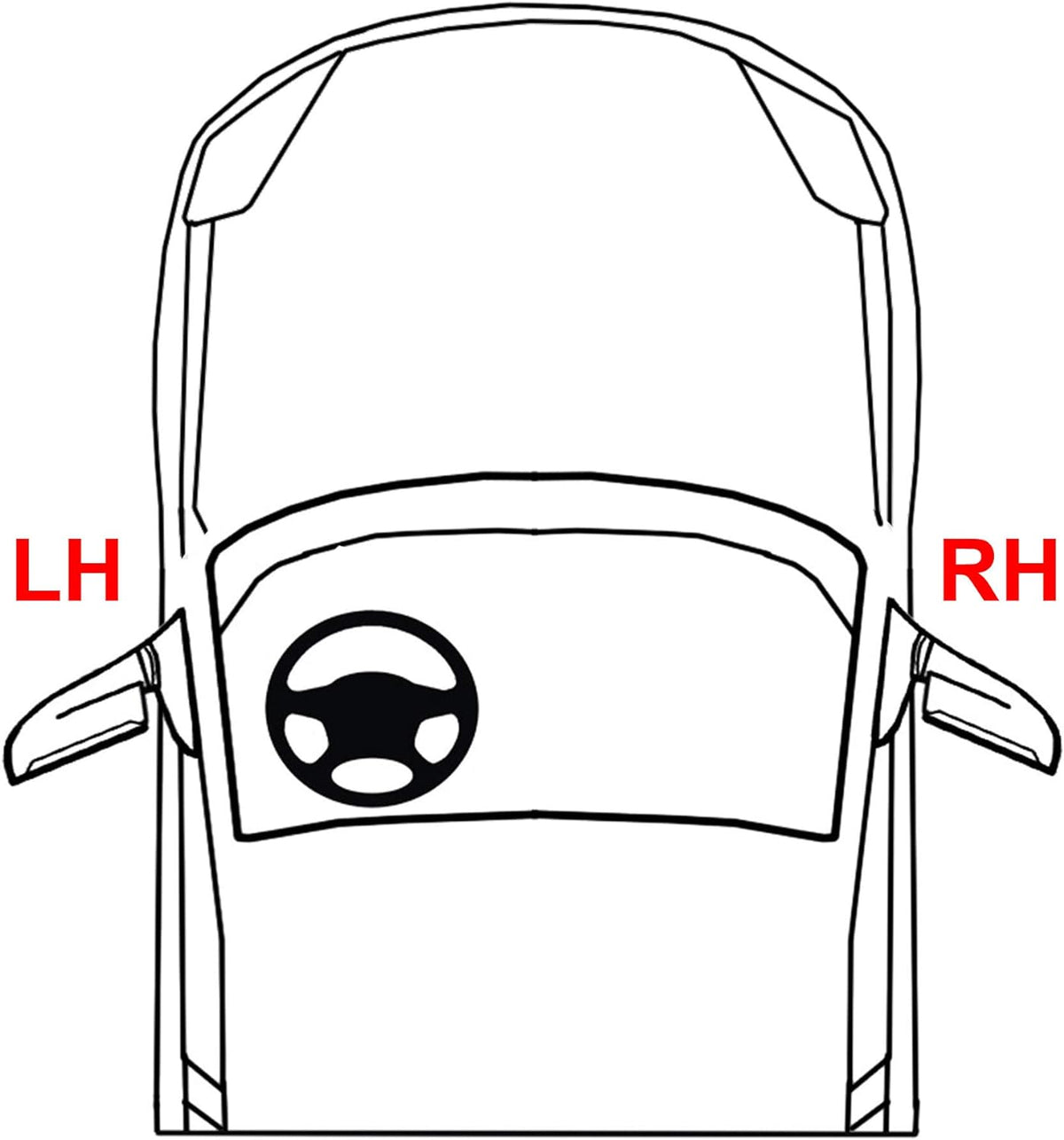 Headlight for Ford Econoline Van Left Halogen P53910