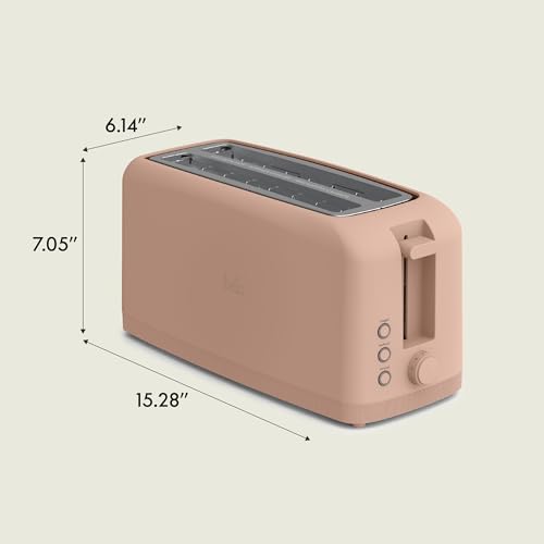 2 Slice Slim Toaster, 900 Watt, Oatmilk F537