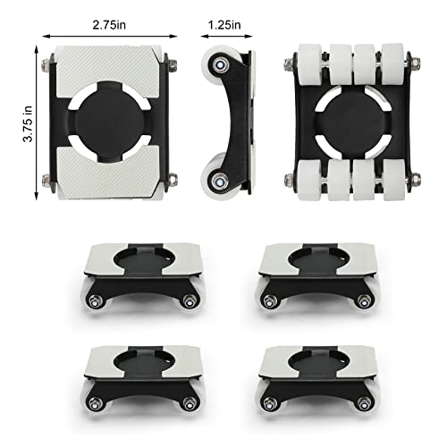 Heavy Duty Furniture Lifter 4 Appliance Roller 880 LBS Load Capacity Wheels Adjustable Height Lifting Tool Lever Z879573