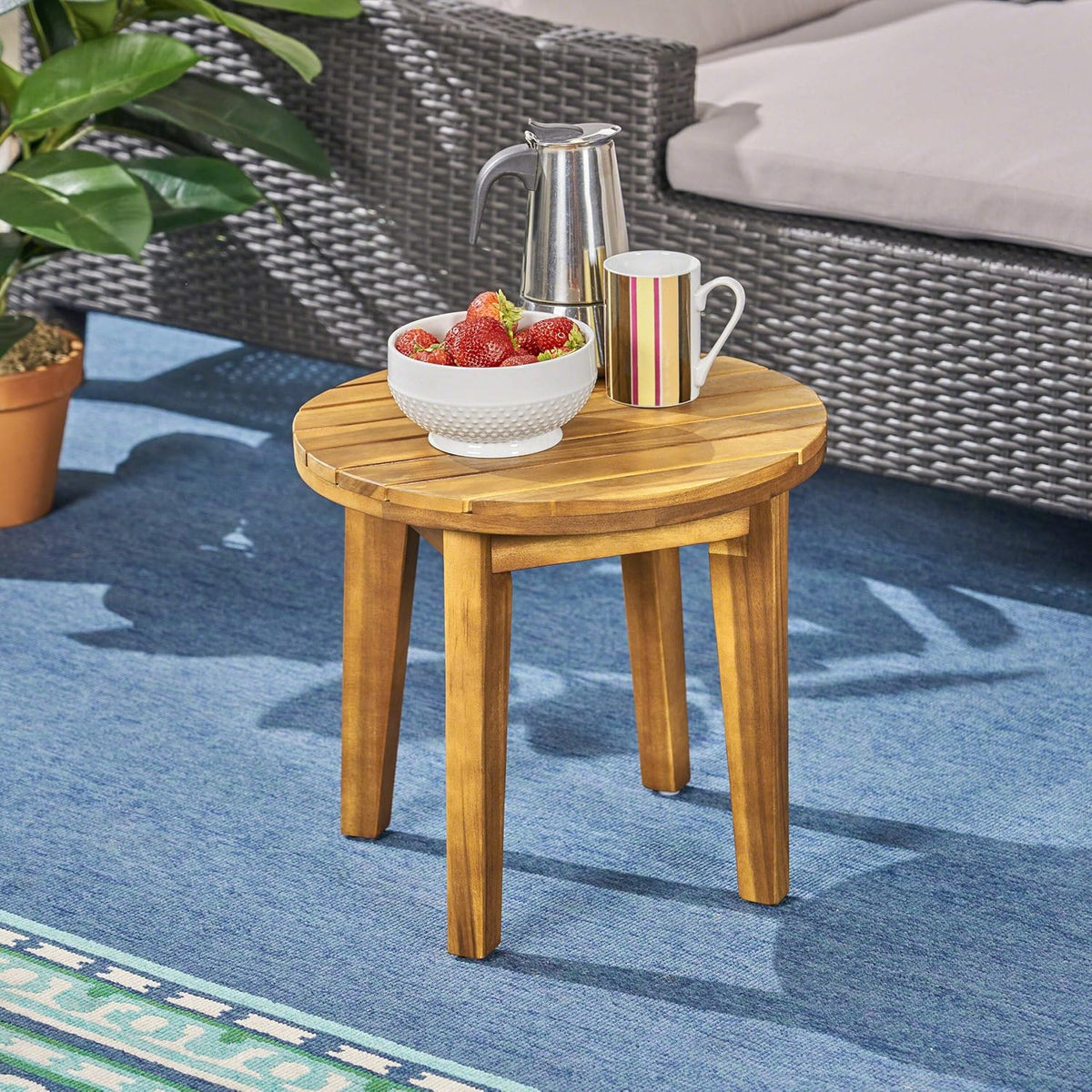 16 Acacia Wood Outdoor Side Table N4408