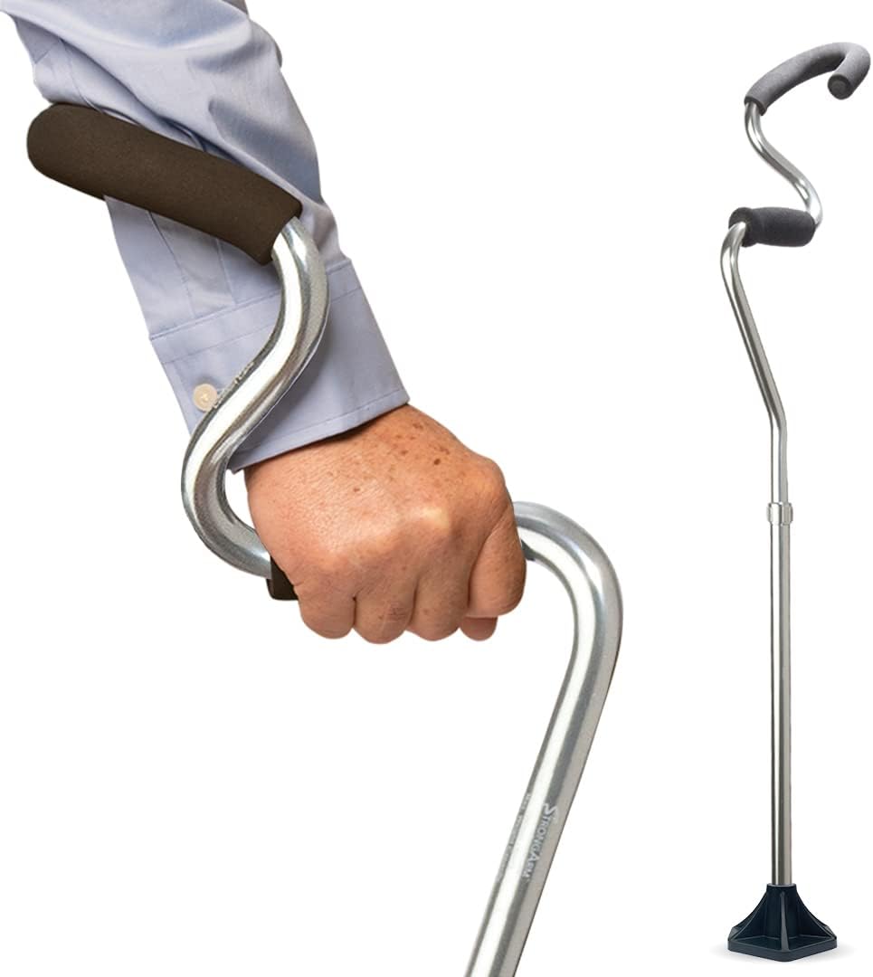 Lightweight Adjustable Self Standing Walking Cane Y14457