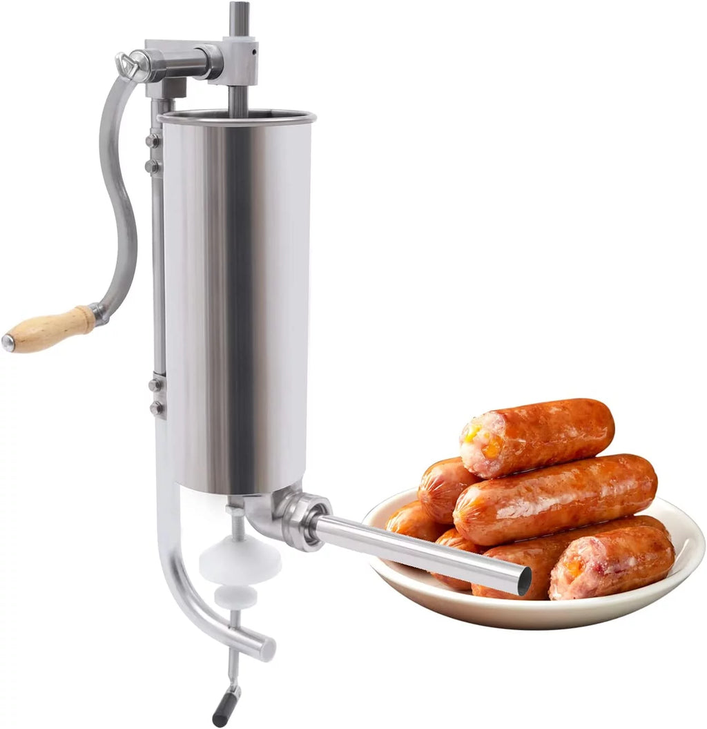 7lb 3L Stainless Steel Sausage Stuffer D203