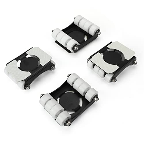 Heavy Duty Furniture Lifter 4 Appliance Roller 880 LBS Load Capacity Wheels Adjustable Height Lifting Tool Lever Z879573