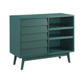 Dark Teal Bar Cabinet C7449