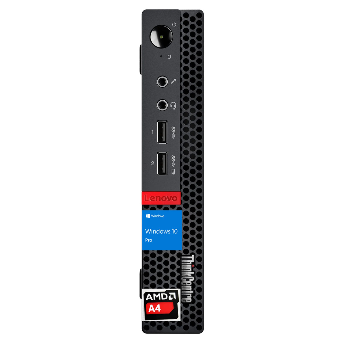 Black Mini Desktop, AMD-Dual Core Processor, 16GB RAM, 1TB SSD, Windows 10 Pro S986