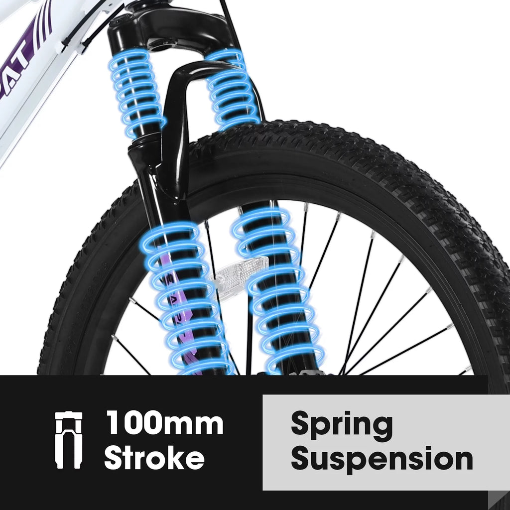 24 inch Mountain Bike with 21 Speeds Gear and Dual Disc Brakes G956