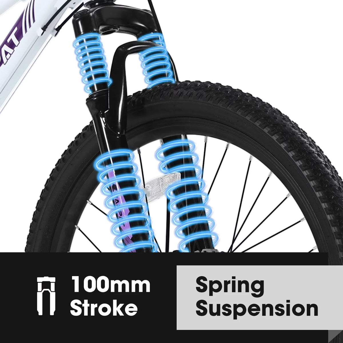 24 inch Mountain Bike with 21 Speeds Gear and Dual Disc Brakes G956