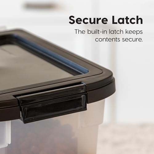 Airtight Pet Food Storage Container, 10 lbs, Translucent, BPA Free K76862