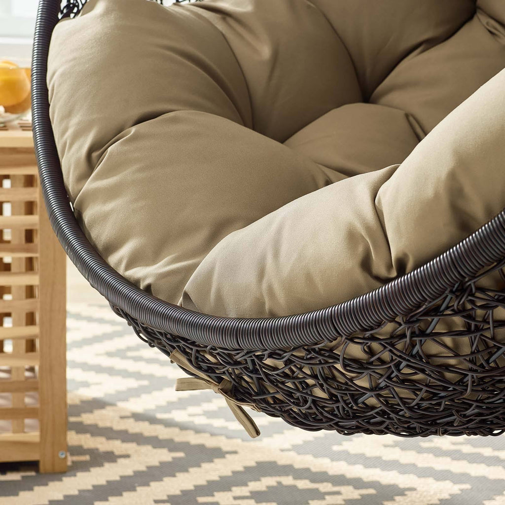 Black Outdoor Patio Lounge Chair A50767