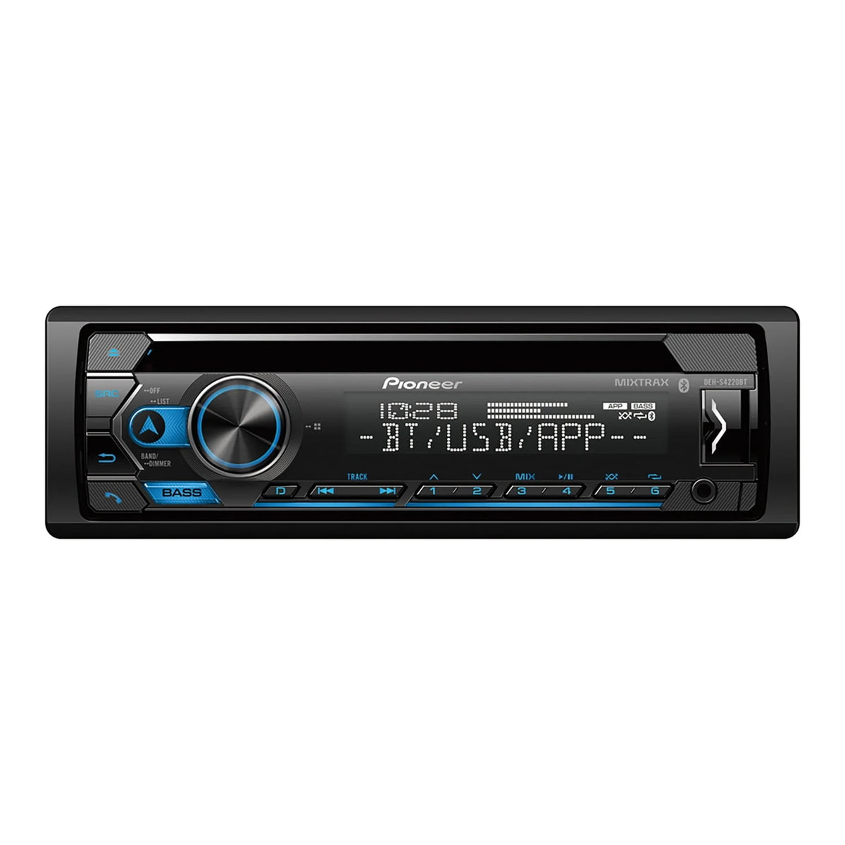 Single-DIN CD Car Stereo with LCD R402