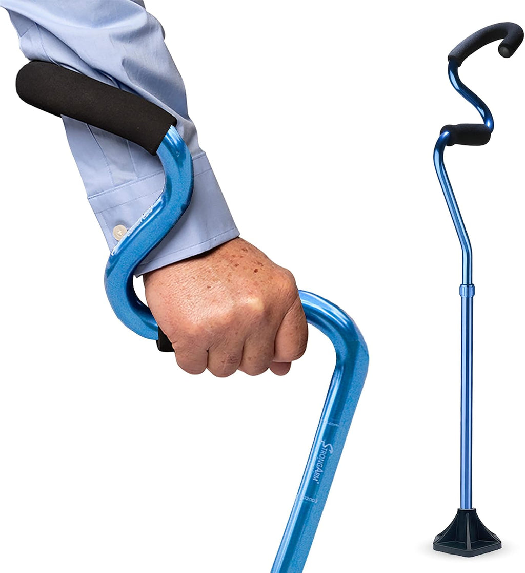 Lightweight Adjustable Self Standing Walking Cane Y14457