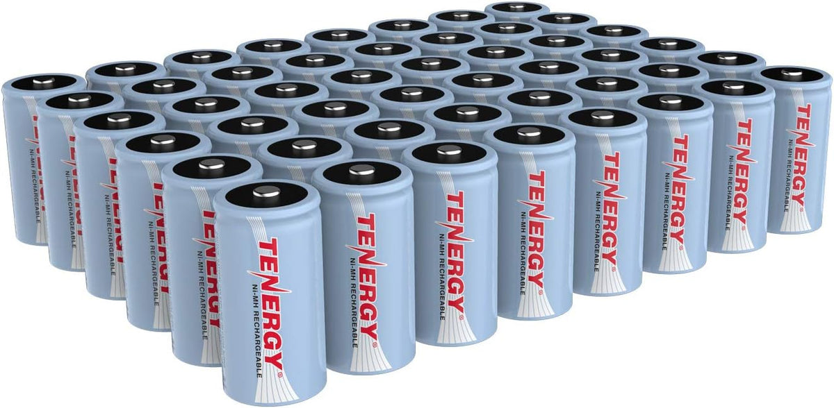 C Size 1.2V 5000mAh NiMH Rechargeable Battery 48 Pack Q970