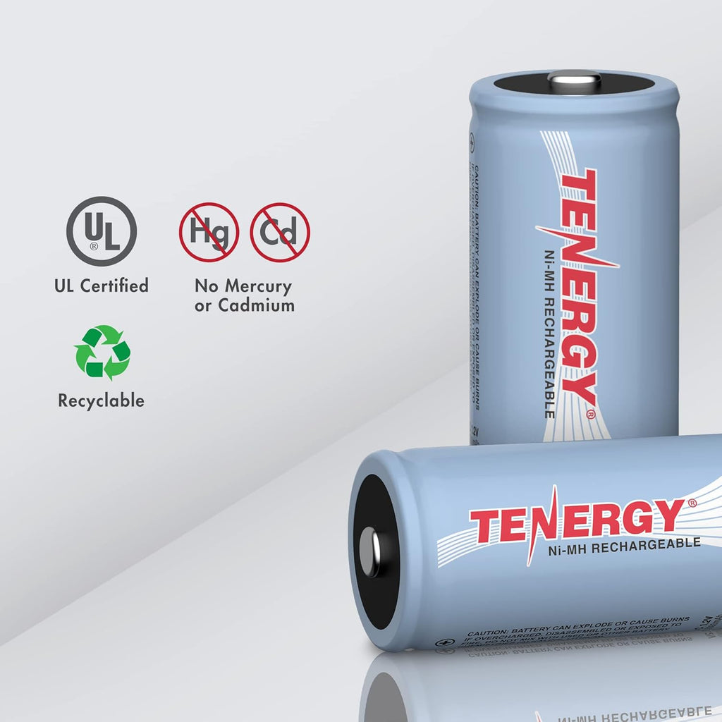 C Size 1.2V 5000mAh NiMH Rechargeable Battery 48 Pack Q970