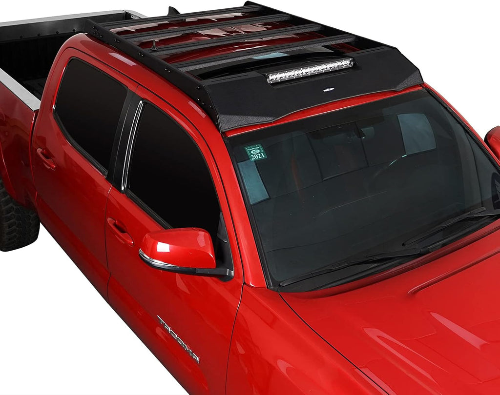 Roof Rack Basket Cargo Carrier with 100W LED Light Bar W579