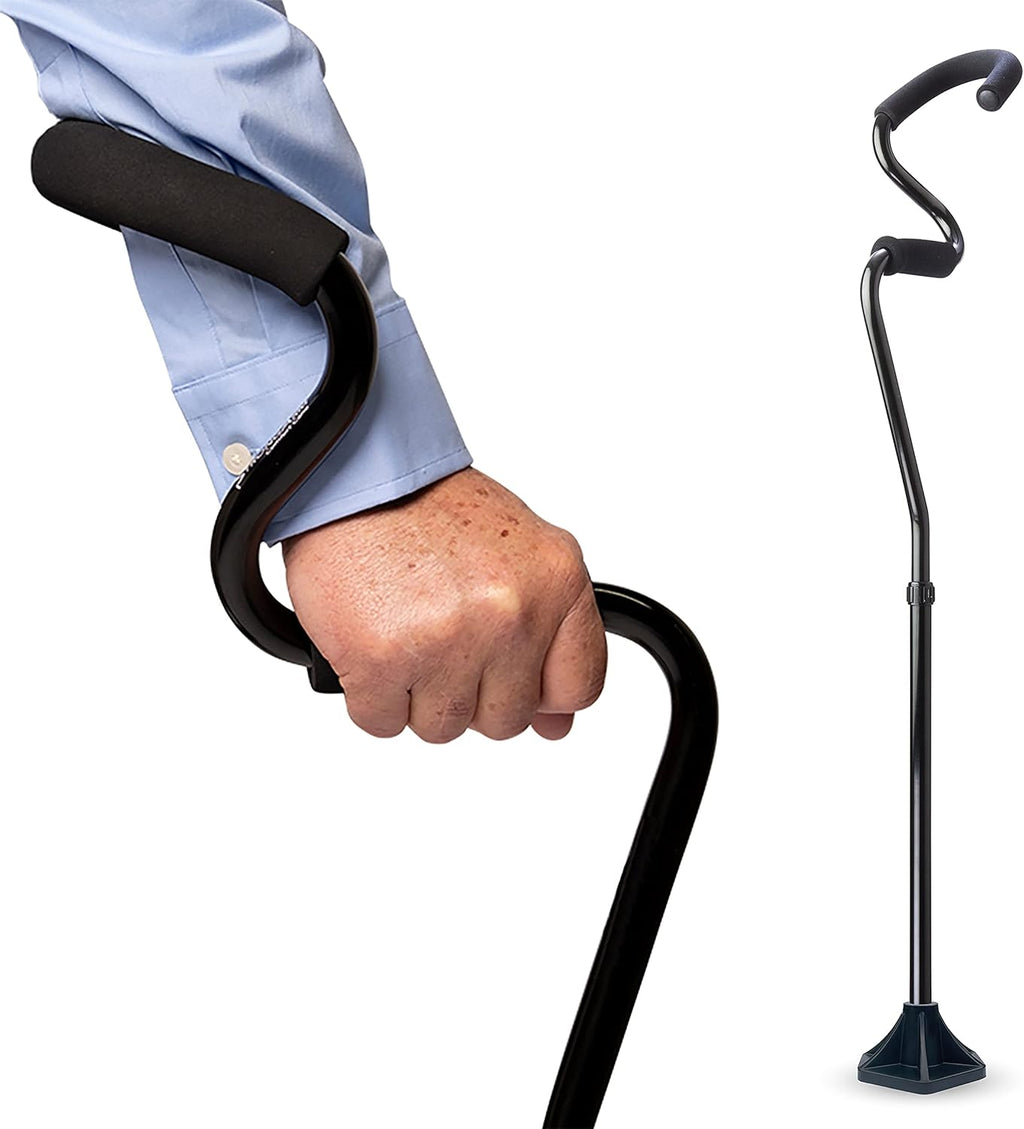 Lightweight Adjustable Self Standing Walking Cane Y14457
