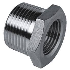 316 Cast Pipe Fitting Hex Bushing 3/4 x 3/8 NPT Male x Female D165