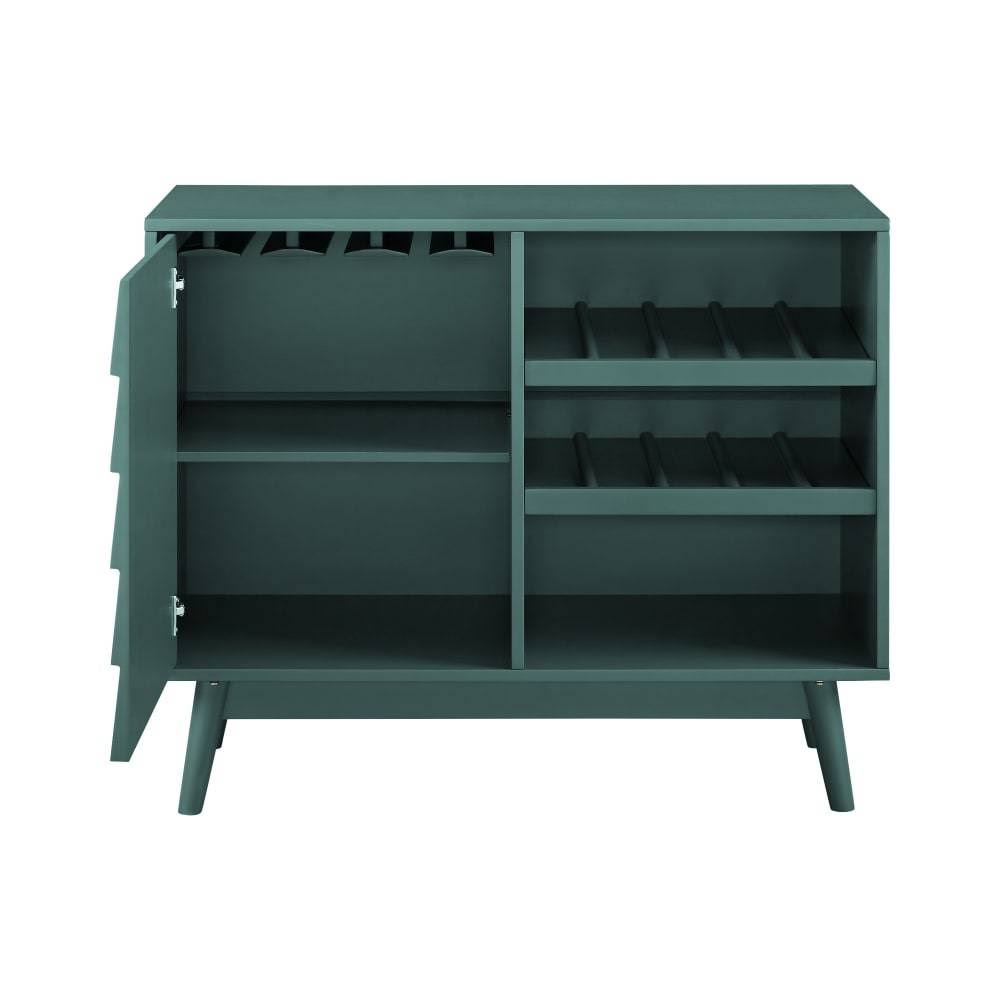 Dark Teal Bar Cabinet C7449