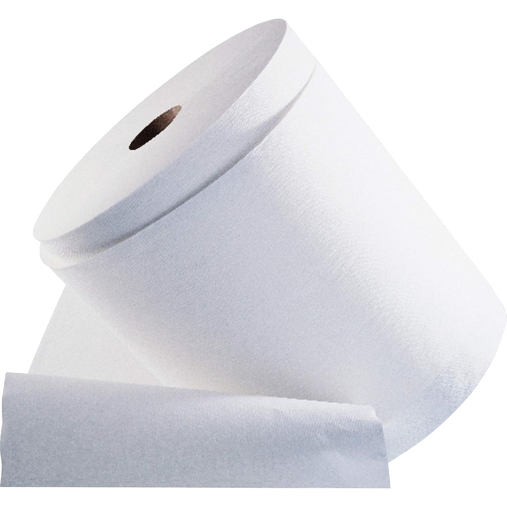 White Hard Roll Paper Towels, 6 Rolls E7842