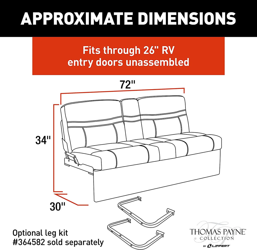 72" Jackknife Sofa J11041