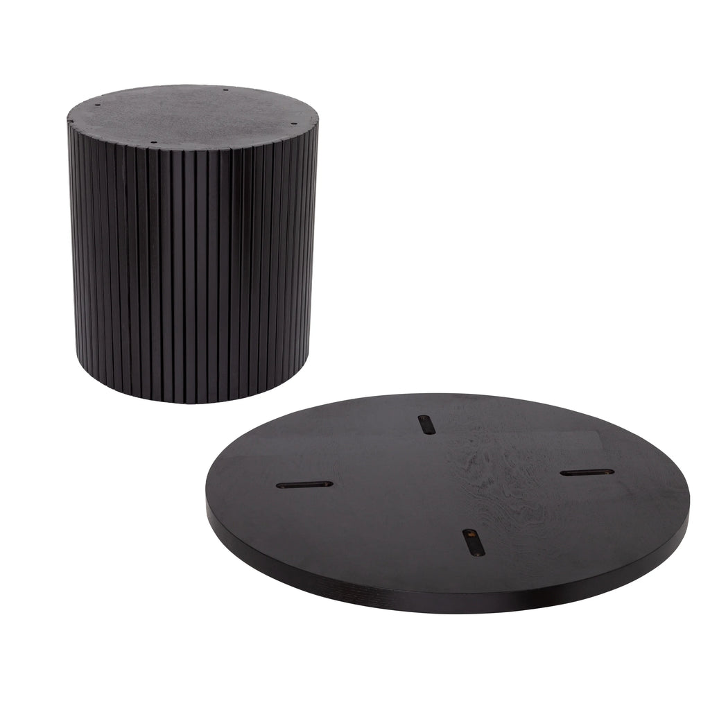 Black Round Coffee Table D21575