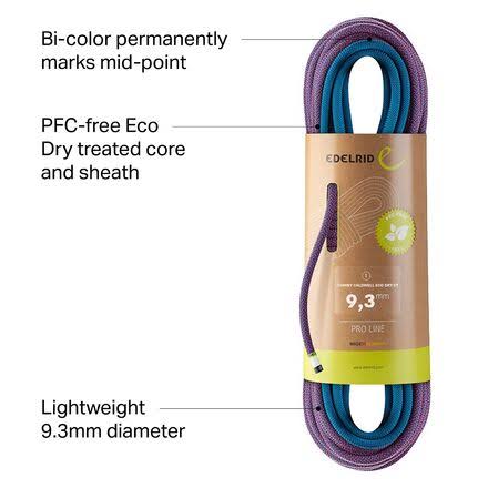 9.3mm Eco Dry Climbing Rope Q755930
