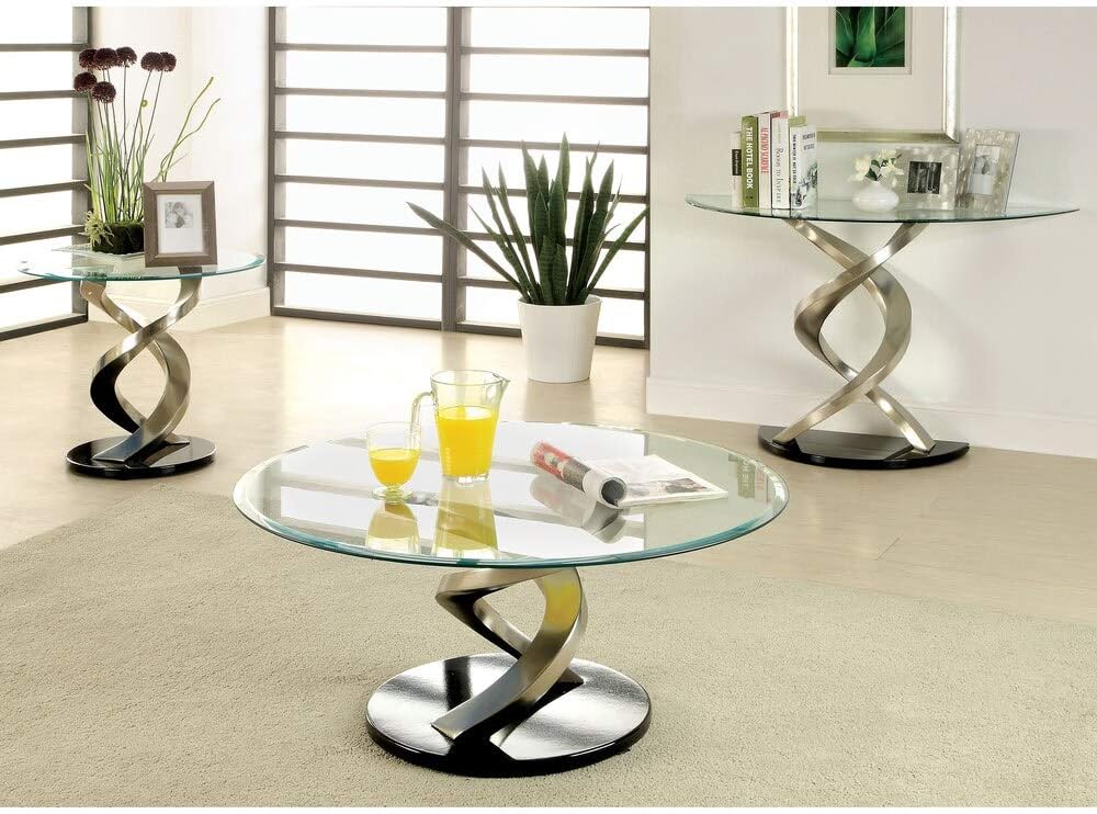 Satin Plated Coffee Table E863