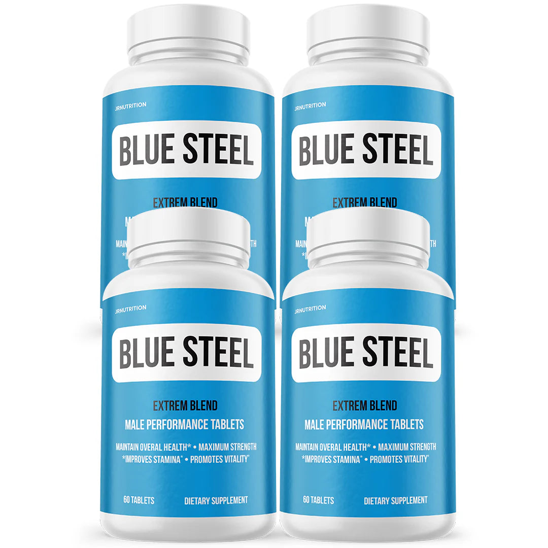 Blue Steel Male Health Tablets 4 Bottles H6399