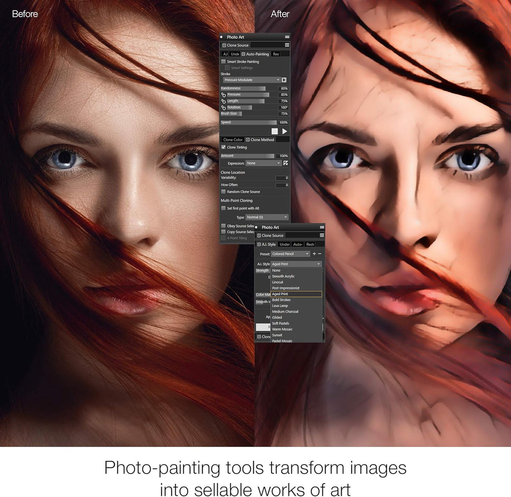 Painter 2021 Upgrade Digital Painting Software [PC/Mac Keycard] J30525