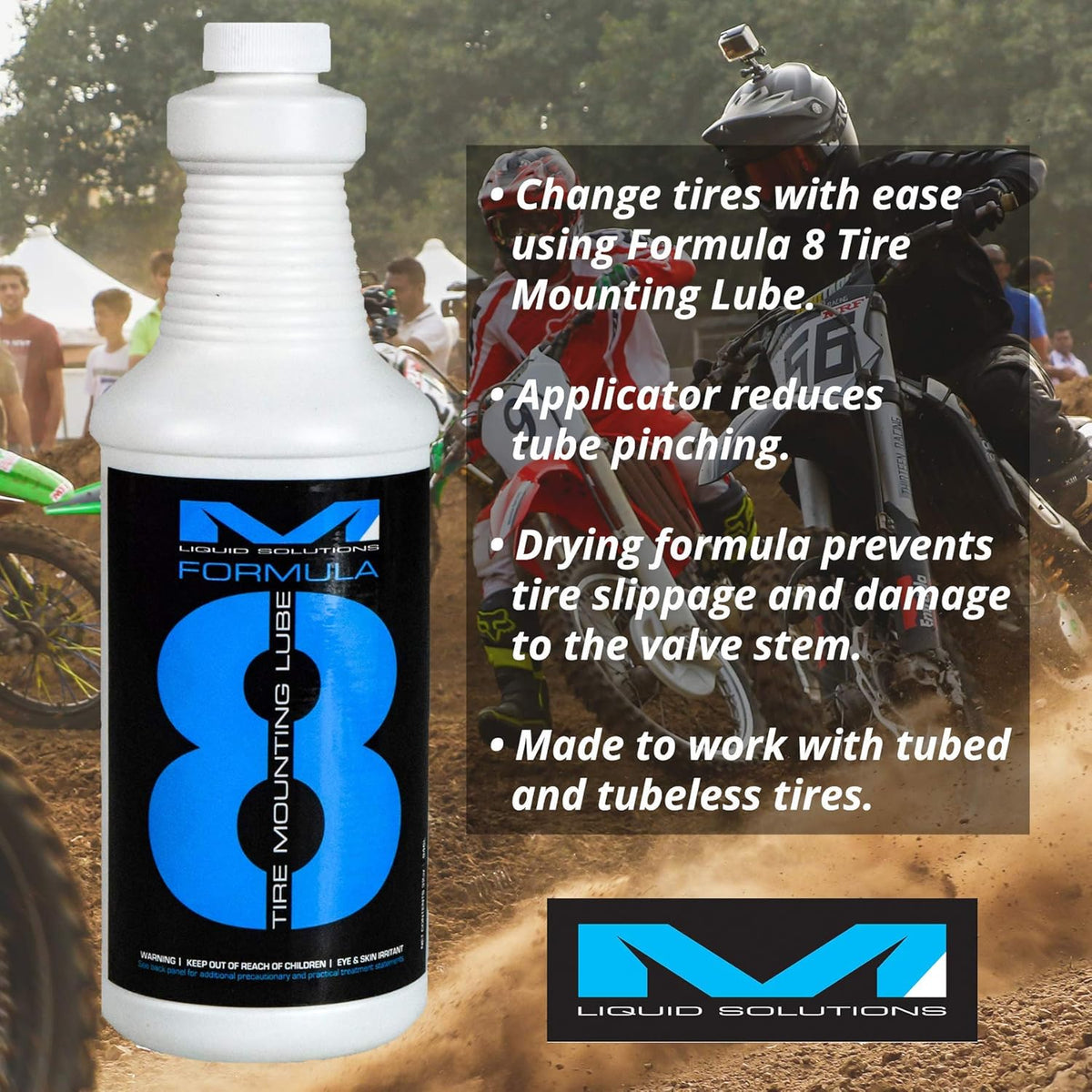 8 Pack Tire Changing Lube 32oz W2561