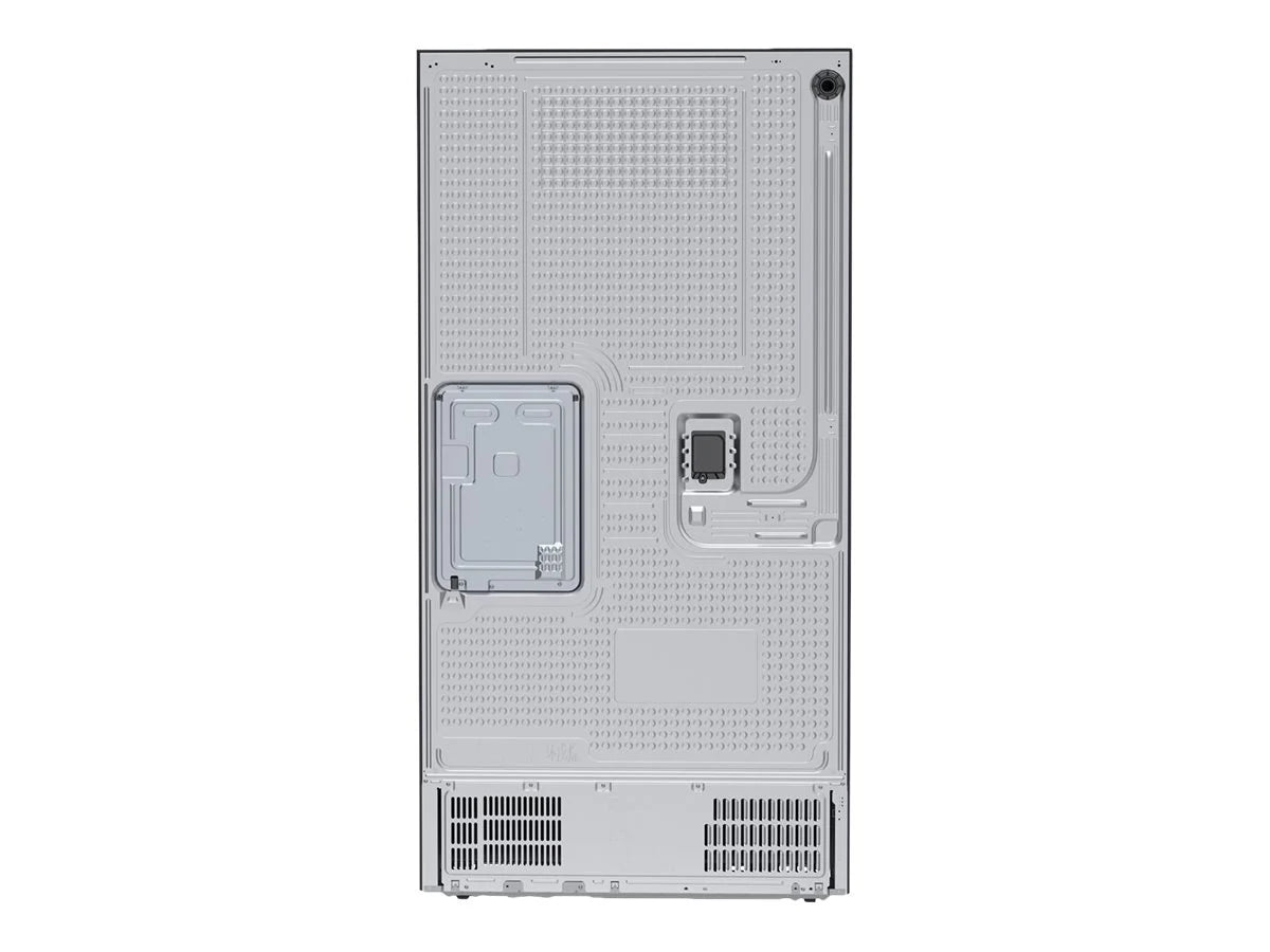 Black Stainless Steel Bottom-Freezer Refrigerator F2049