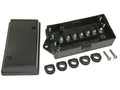 4-Pack Electrical Junction Box with 7 Color Coded Terminals H81825