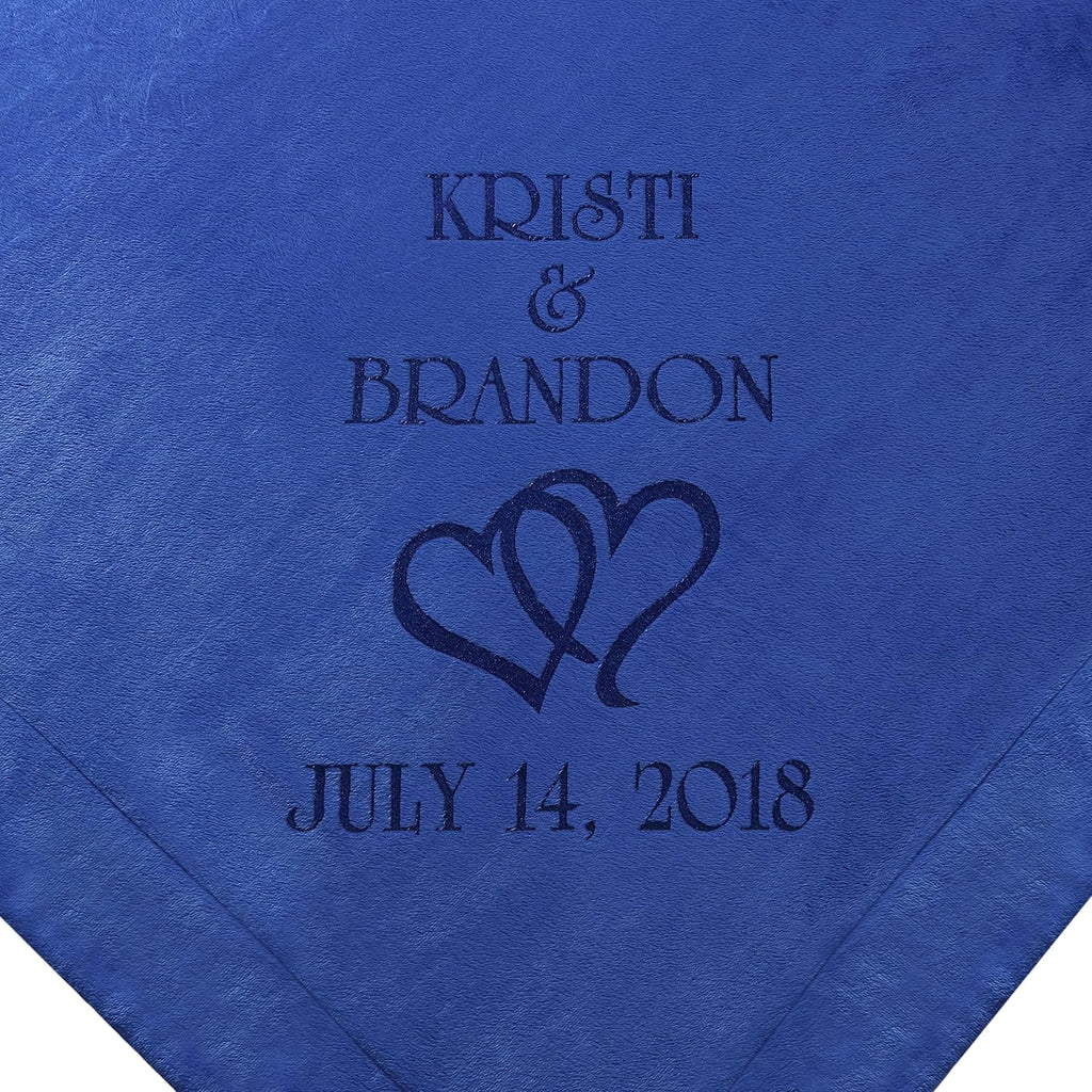 Hearts Wedding Couple Gifts Blanket I6773
