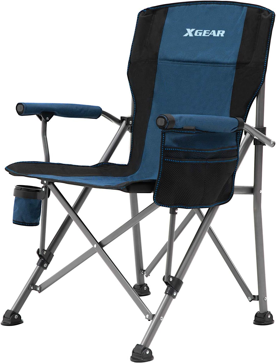Blue Heavy Duty Camping Chair with Cup Holder N35209