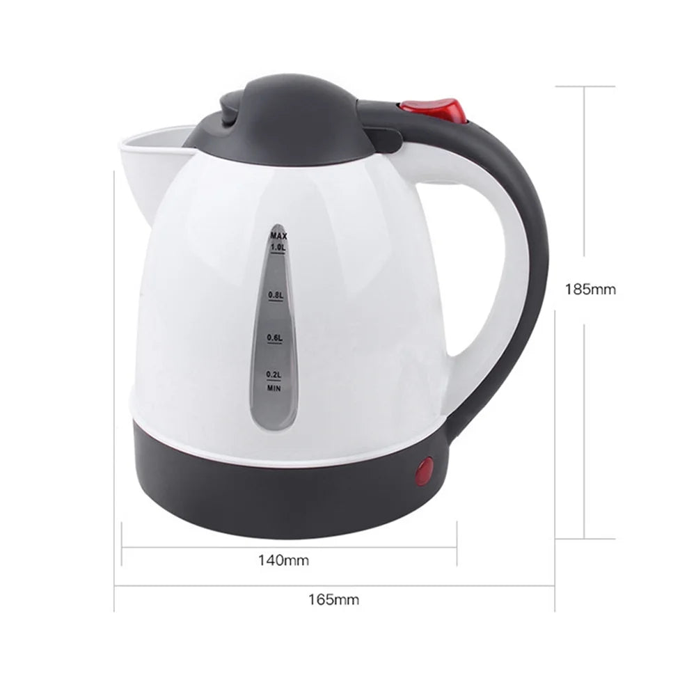 1000mL Car Electric Kettle 24V 250W Portable White U58296