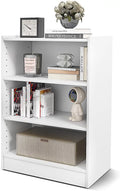 3-Tier Open Bookcase with Adjustable Shelves S82145