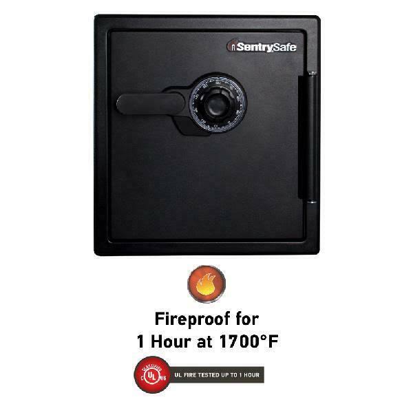 Combination Fire-Safe in Black N34083