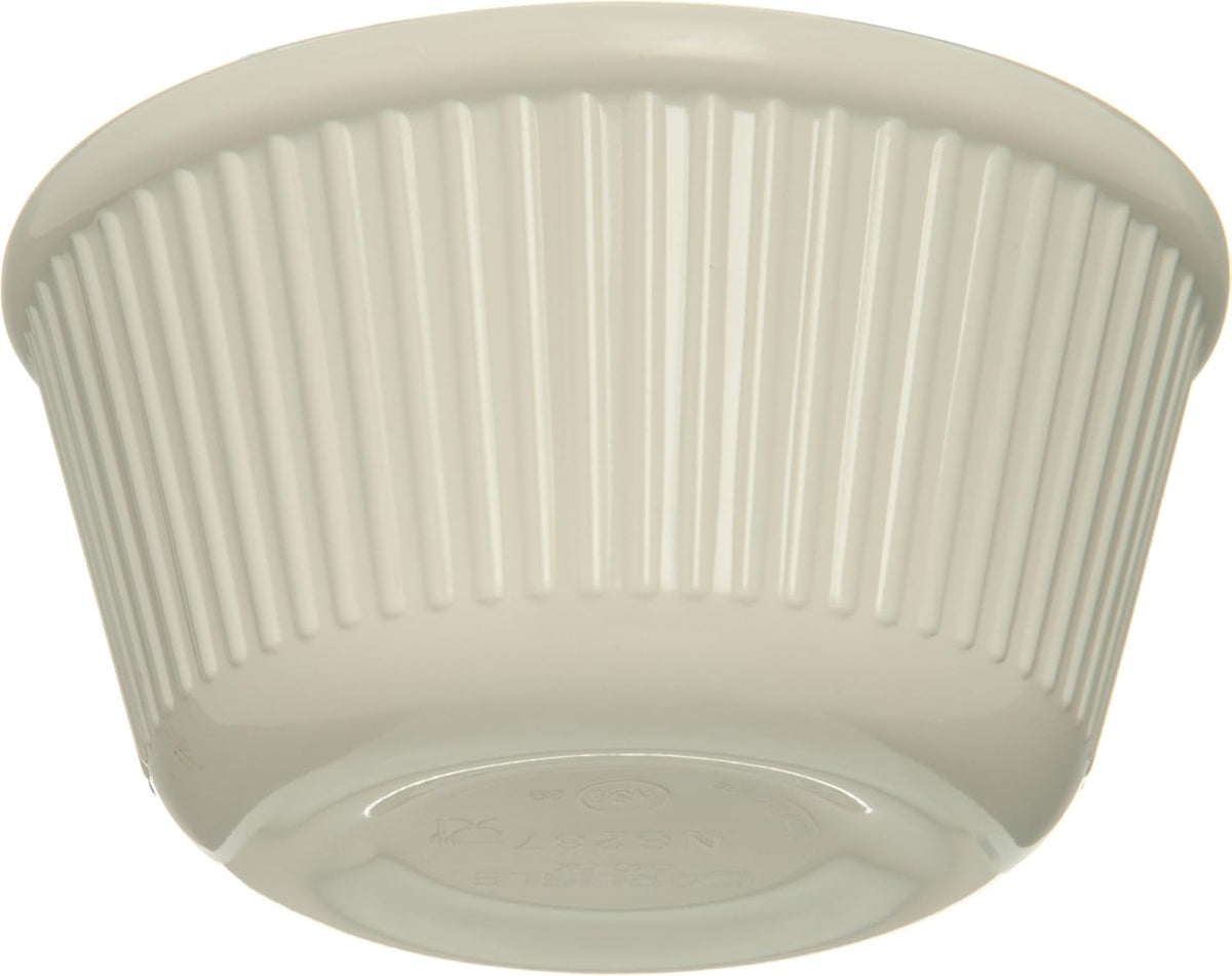 Melamine Fluted Ramekin Set, 4 oz Capacity, Bone (Case of 12) X634