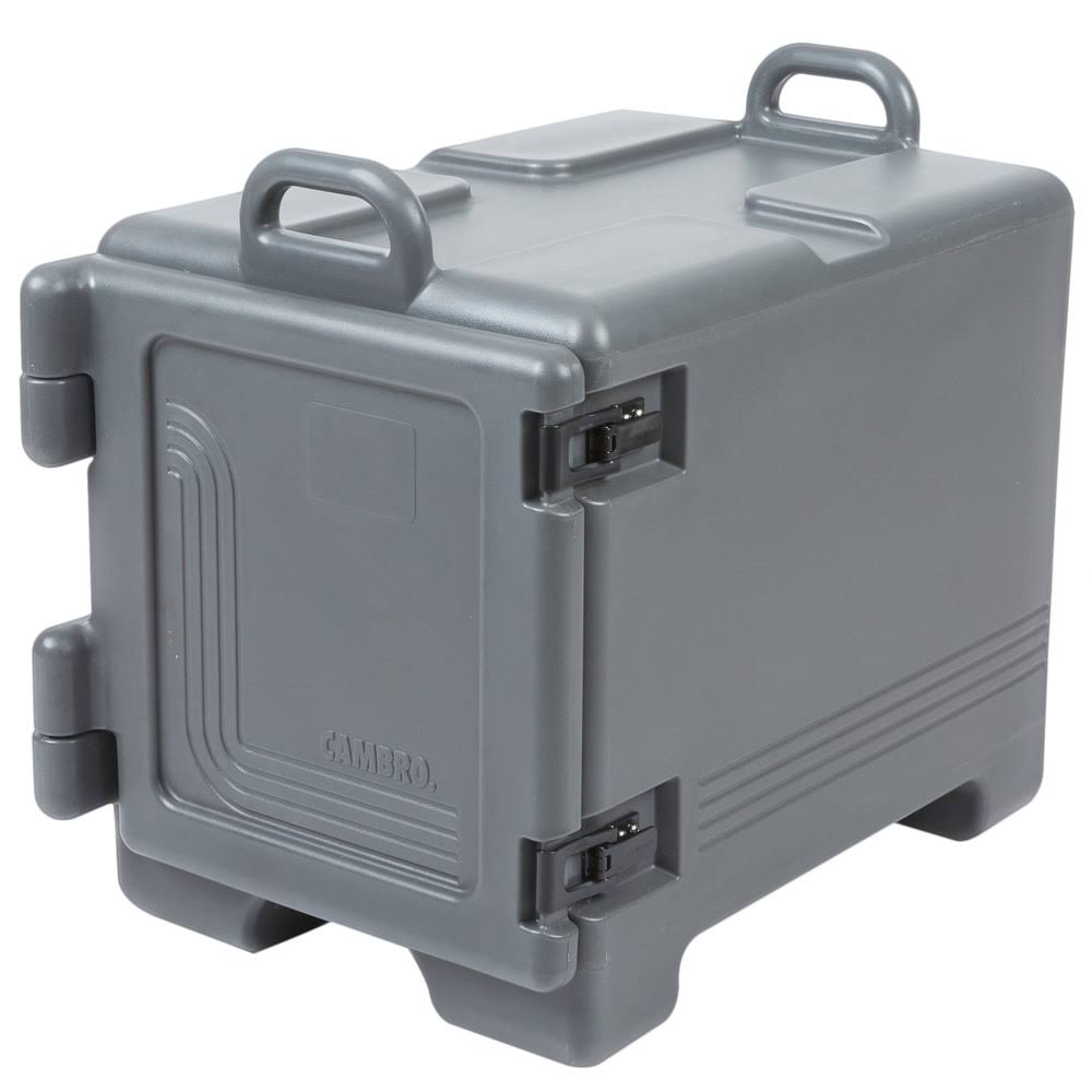 Charcoal Gray Front Loading Insulated Food Pan Carrier G2265