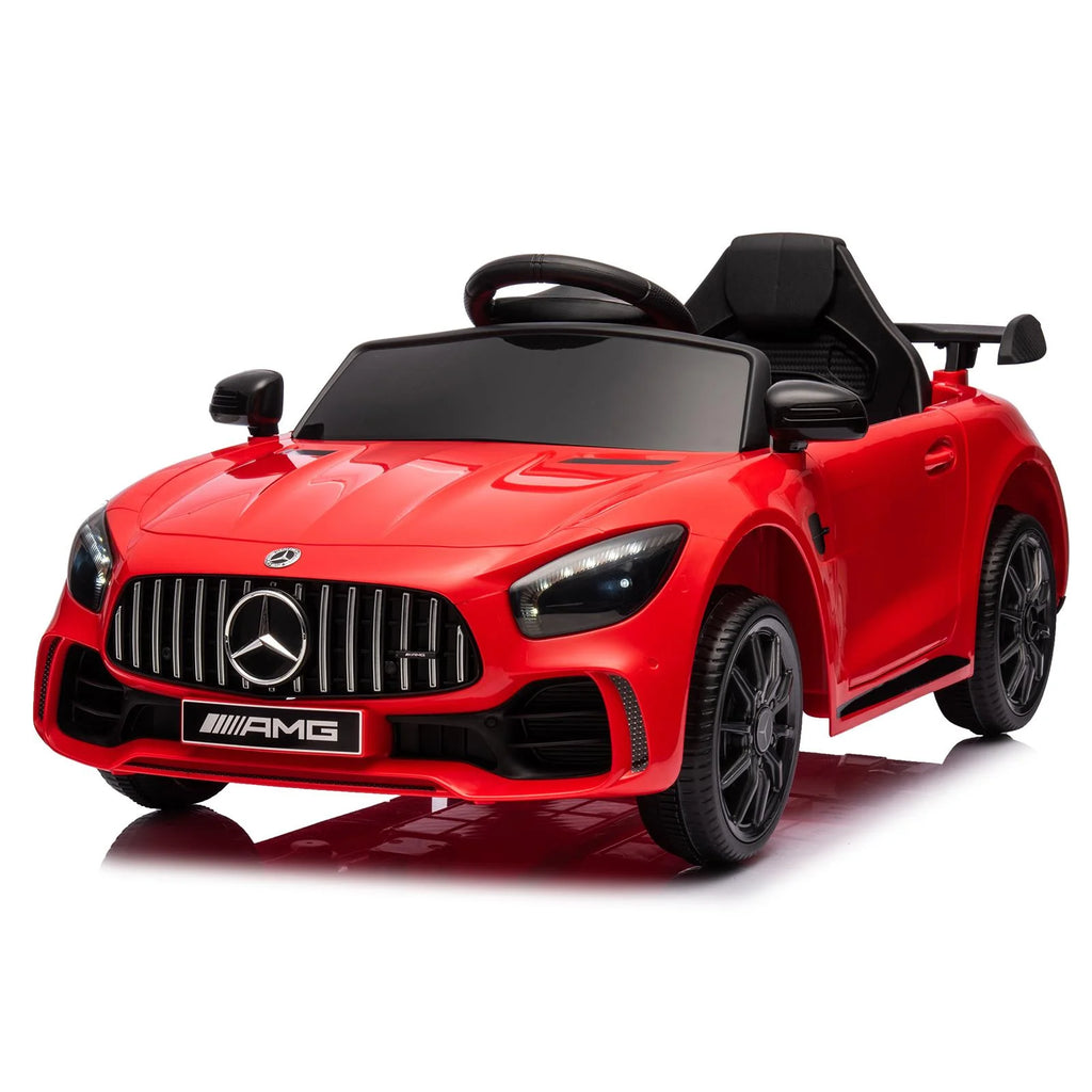 12V Electric Ride on Car Toy with Remote Control, LED Lights, Black V53483