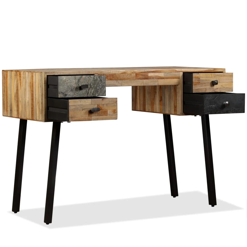 Solid Reclaimed Teak Writing Desk Z932370