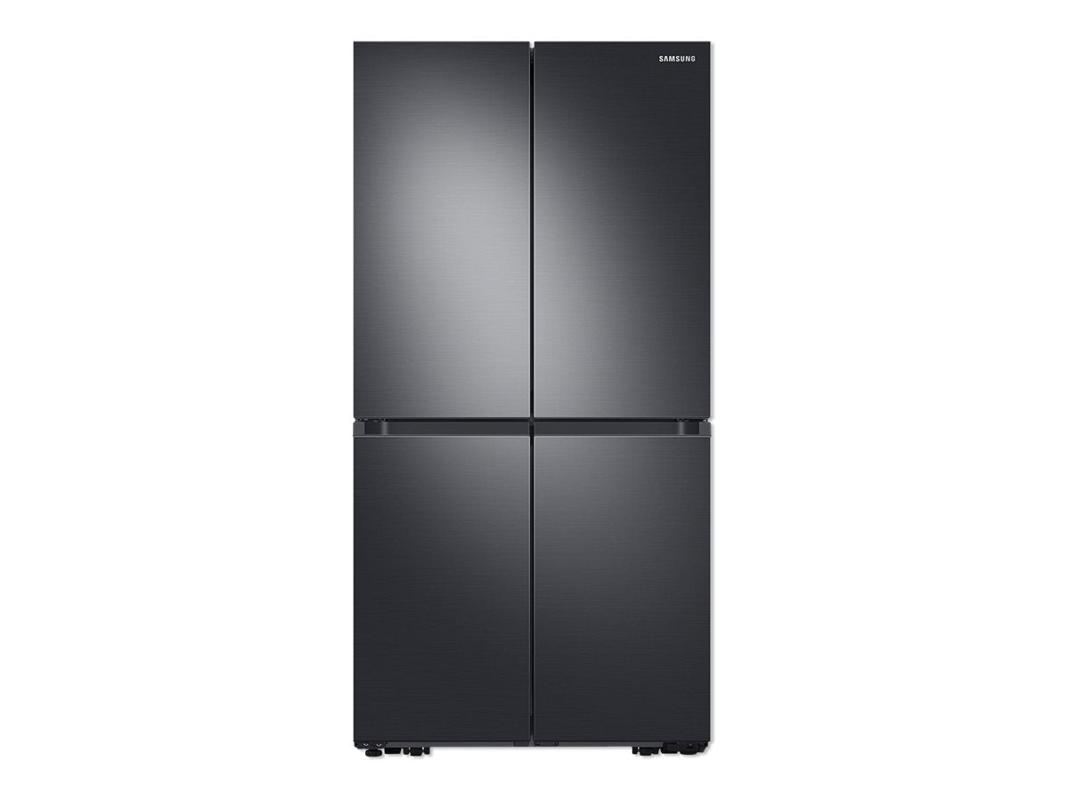 Black Stainless Steel Bottom-Freezer Refrigerator F2049