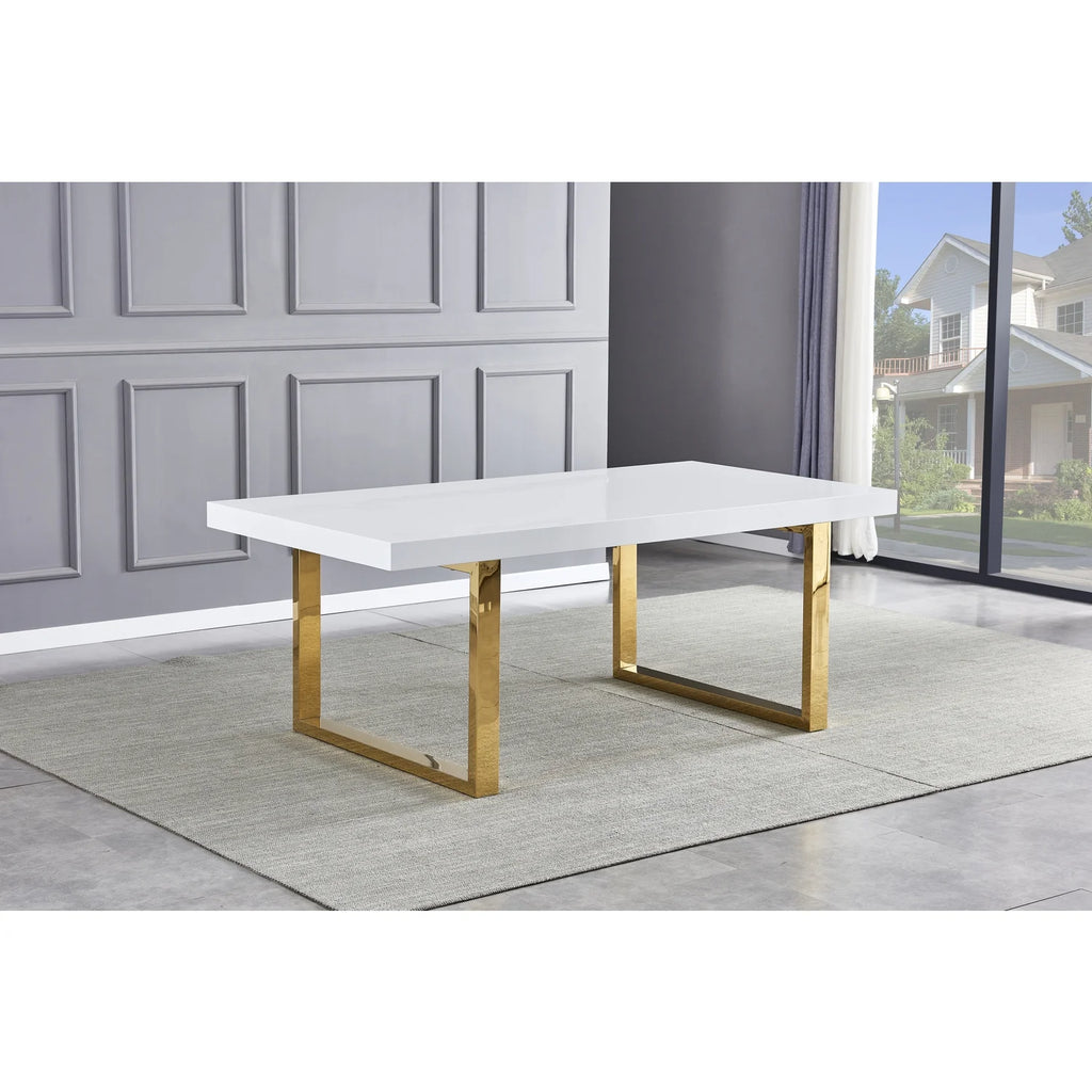 White Modern Dining Table O503414